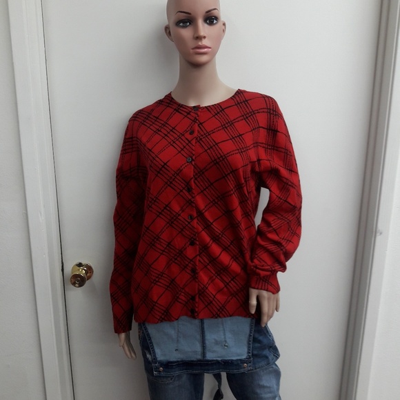 Karen Scott button-up sweater - Picture 1 of 2